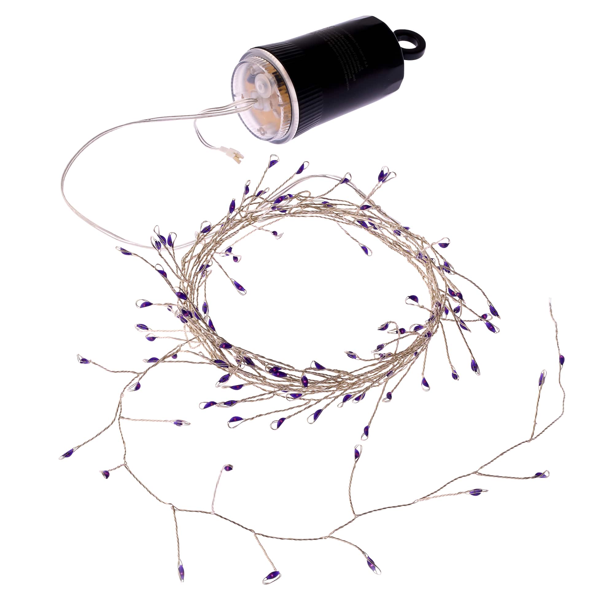 120ct. Purple LED String Lights Garland by Ashland®